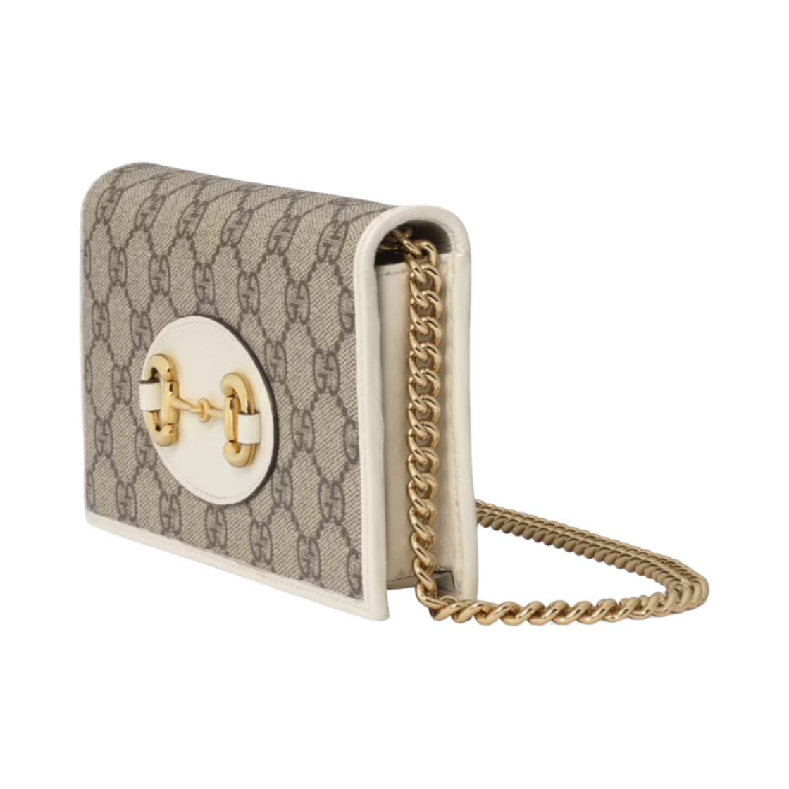 구찌 홀스빗 1955 체인 지갑 화이트(Gucci Horsebit 1955 Wallet with Chain White) - 2