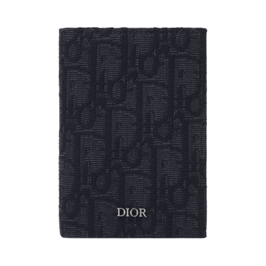 디올 2단 카드 홀더 블랙 디올 오블리크 자카드(Dior Bi-Fold Card Holder Black Dior Oblique Jacquard)
