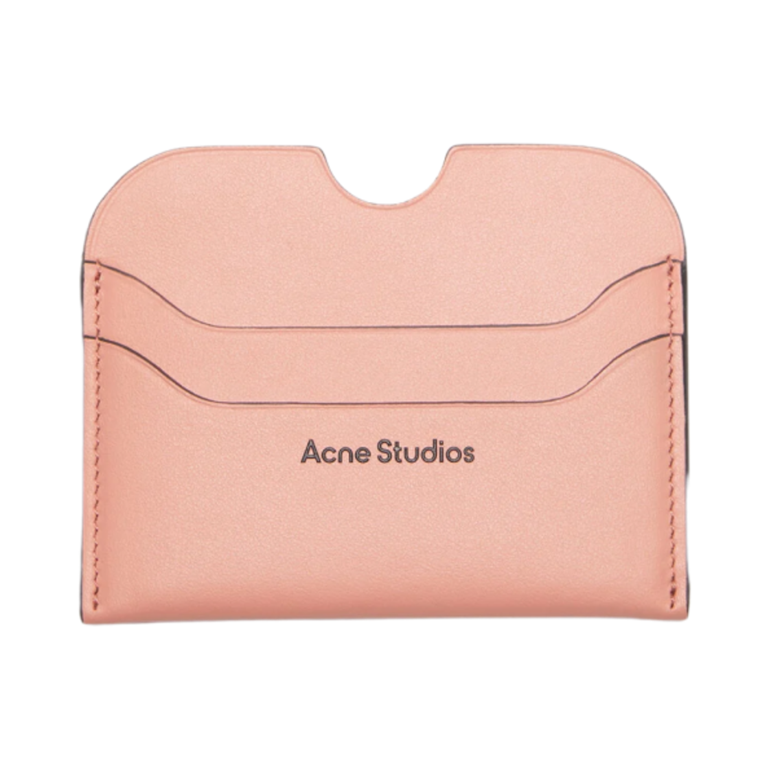 CG0234-AD2 Acne Studios Leather Card Holder Salmon Pink