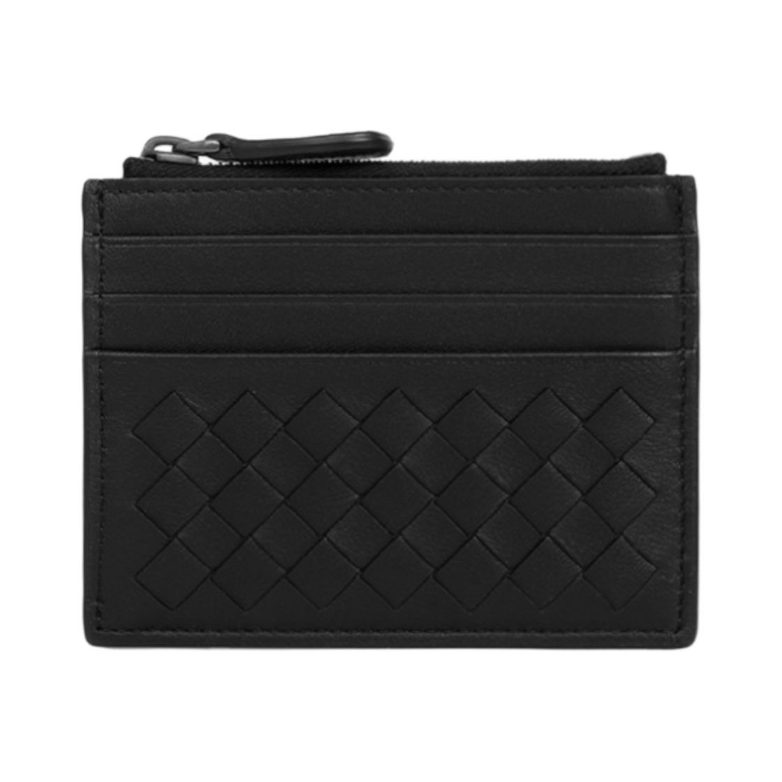 보테가 베네타 지퍼 카드 케이스 블랙(Bottega Veneta Zipped Card Case Black) - 2