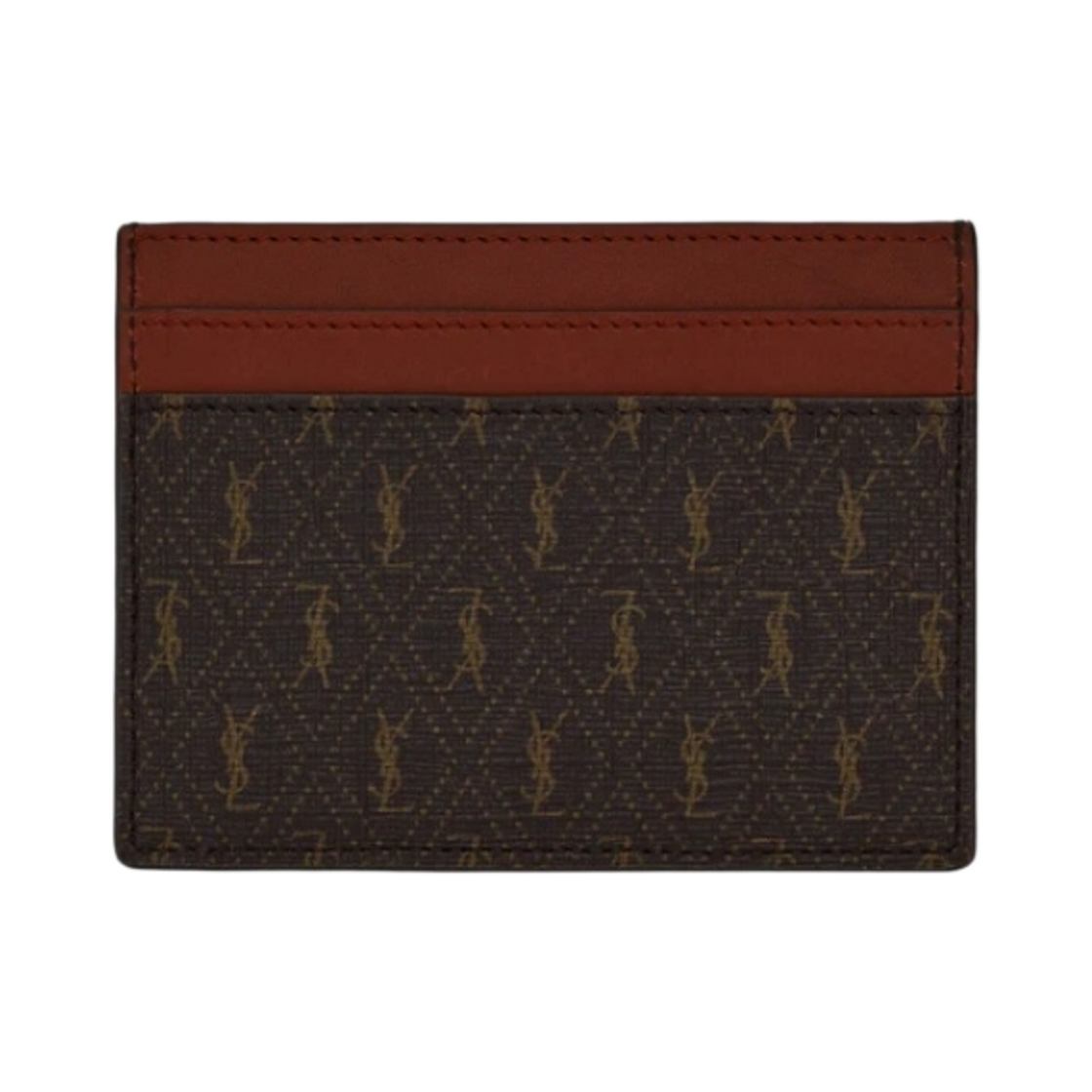 생로랑 모노그램 캔버스 르 모노그램 카드 홀더 체스트넛(Saint Laurent Le Monogramme Card Holder in Saint Laurent Monogram Canvas Chestnut)