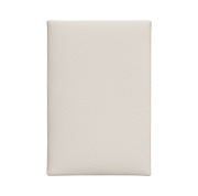 Hermes Calvi Card Holder Epsom & Palladium Gris Pale
