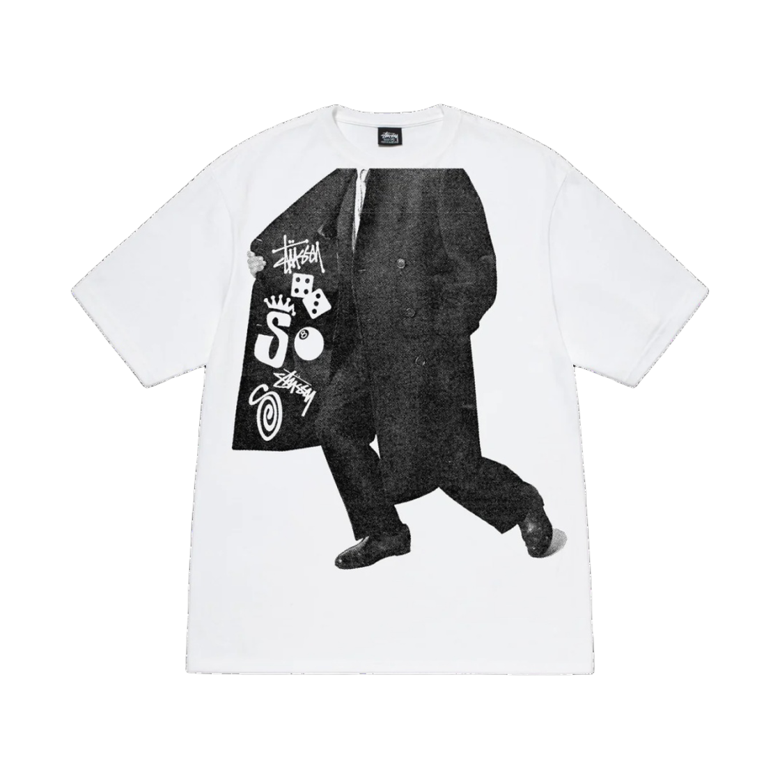 스투시 왓츄 니드 티셔츠 화이트