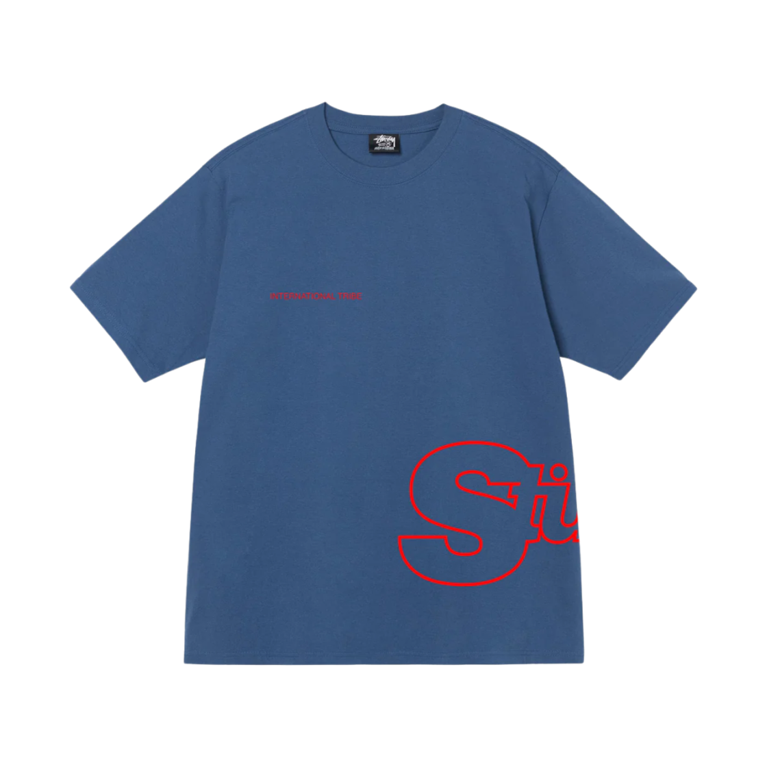 ★韓国の人気★【STUSSY】★Burning Stock T-Shirt.s Midnight★ Stüssy Burning Stock Tee Black – STEALPLUG KL