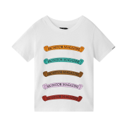 Safarispot Women 1/2 Flag Magazine Tee White