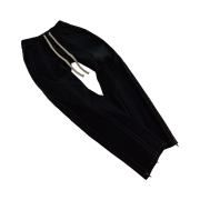 Permanent Archive Zipper Wave Pants Black