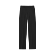 TNGT No-Cut Tapered Hidden Banding No Tuck Washable Slacks Black