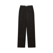 (W) Dunst Semi-Wide Straight Slacks Black