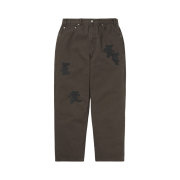 Thisisneverthat x Grateful Dead Dancing Bears Work Pant Brown