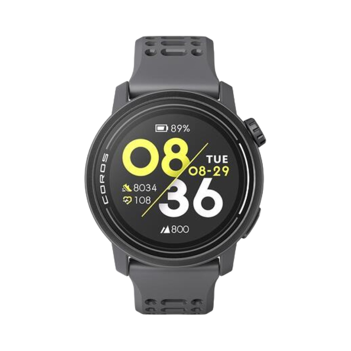코로스 페이스 3 GPS 스포츠 워치 실리콘 밴드 블랙 (국내 정식 발매 제품)(Coros Pace 3 GPS Sport Watch Silicone Band Black (Korean Ver.))