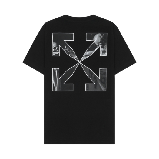 Off-White Caravaggio Arrow Slim S/S T-Shirt Black