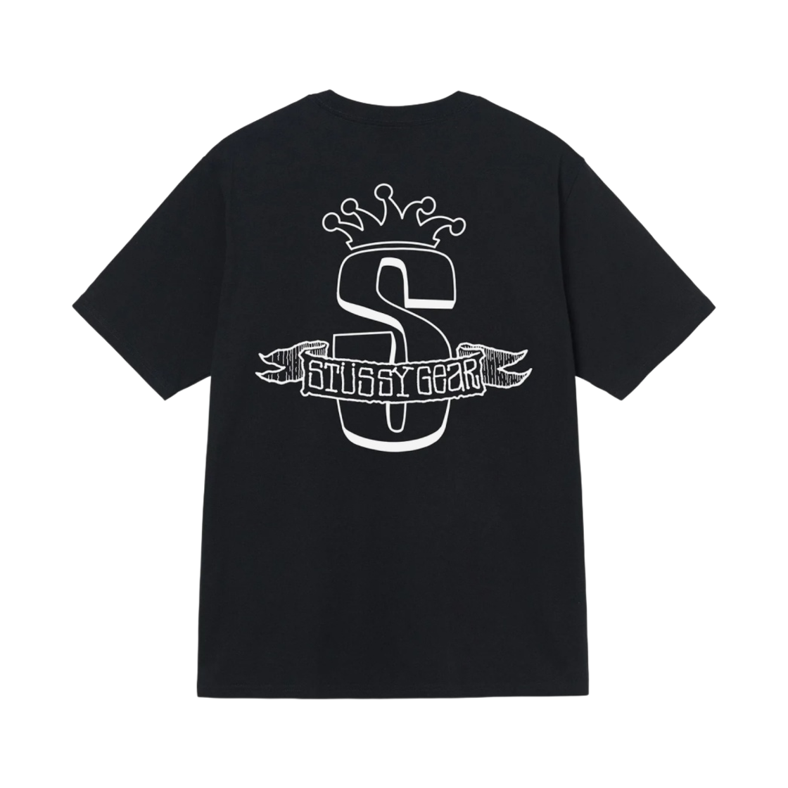 스투시 기어 배너 티셔츠 블랙