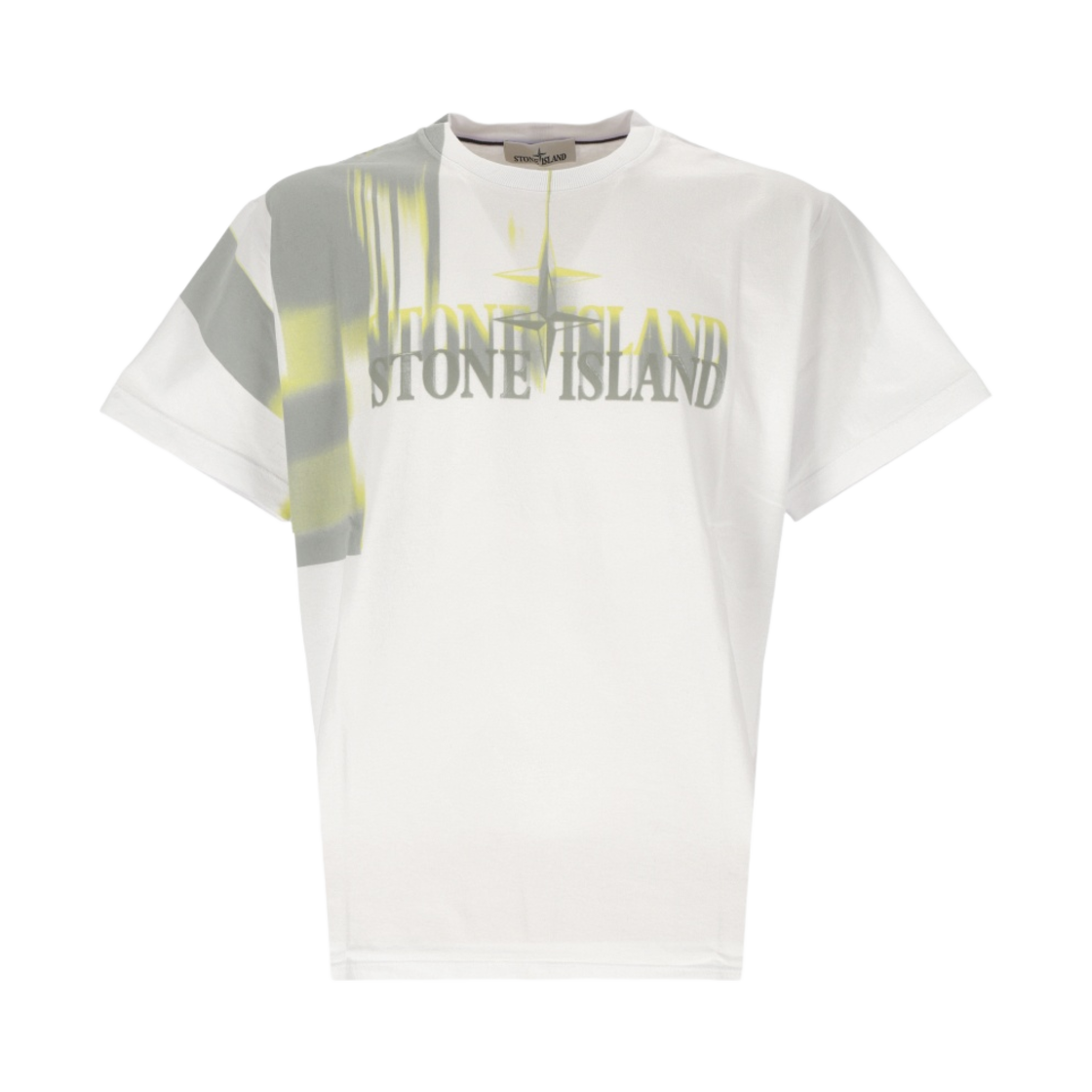스톤 아일랜드 2NS87 모션 새츄레이션 원 가먼트 다이드 티셔츠 화이트 - 22FW(Stone Island 2NS87 Motion Saturation One Garment Dyed T-Shirt White - 22FW) - 1