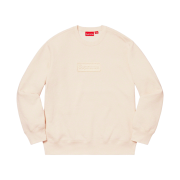 Supreme Cutout Logo Crewneck Natural - 20SS