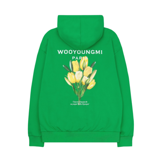 우영미 스웨잉 플라워 후드 아이보리 - 24FW | Wooyoungmi | KREAM
