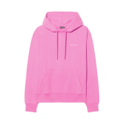 Jacquemus Le Sweatshirt Brode Embroidered Logo Hoodie Dark Pink