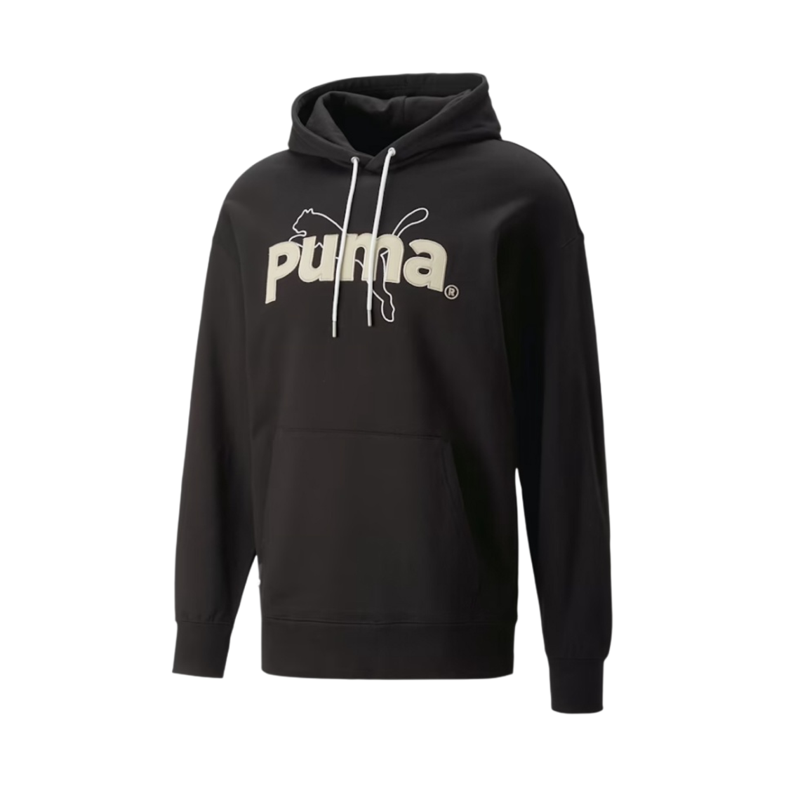 620631-01 Puma Team Graphic Hoodie Black