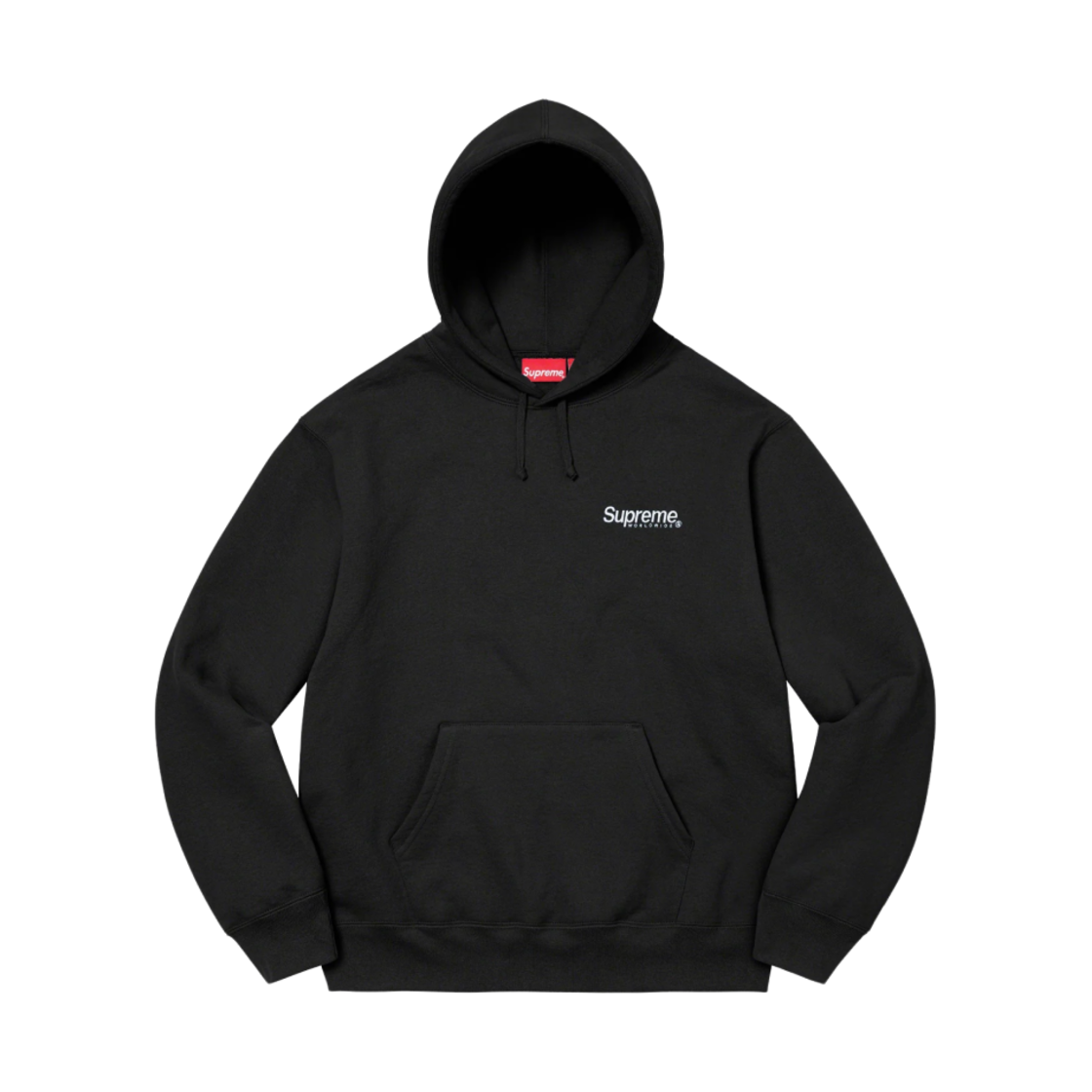 슈프림 월드와이드 후드 스웨트셔츠 블랙 - 23SS