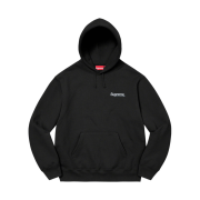 Supreme Worldwide Hooded Sweatshirt Black - 23SS