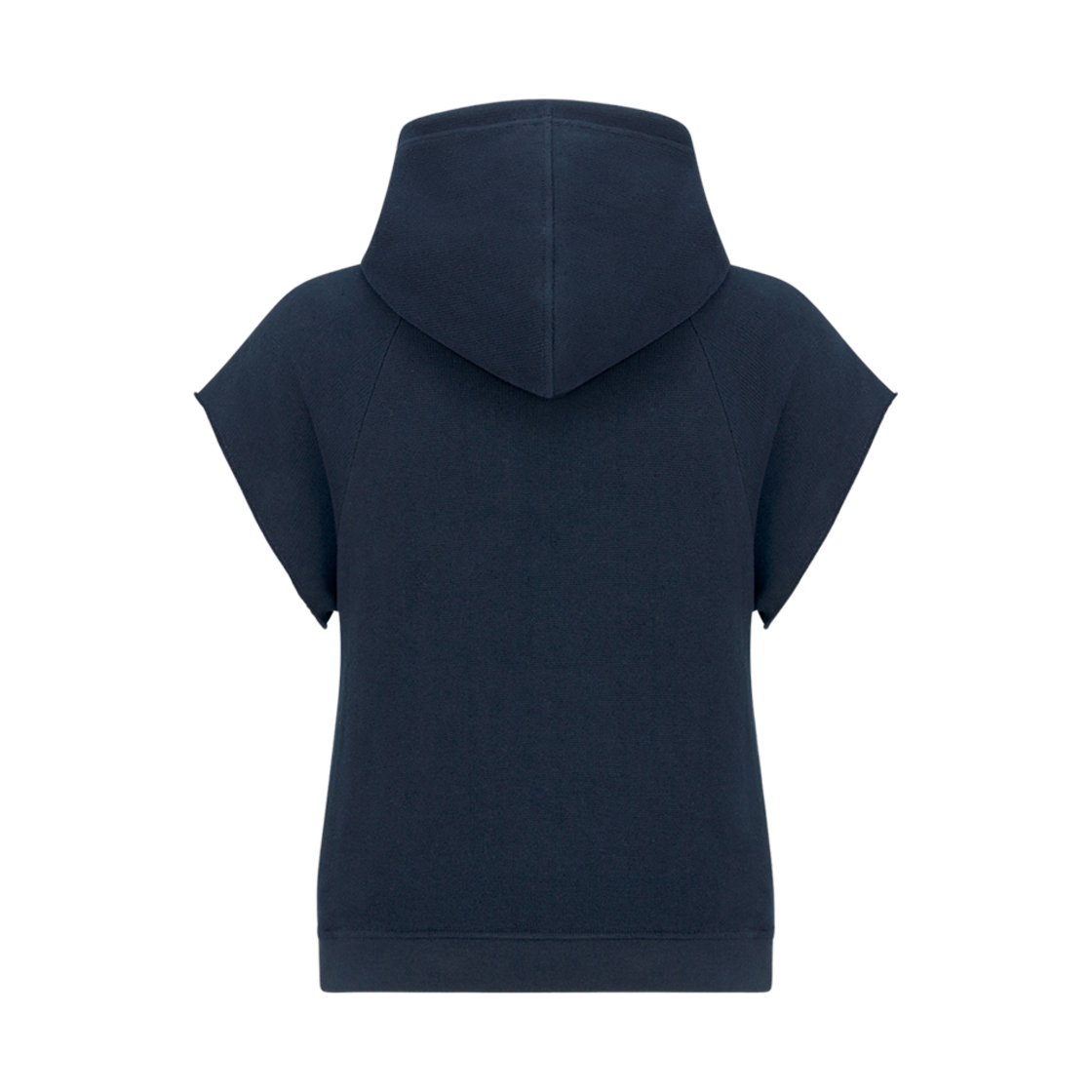 (W) 디올 숏슬리브 후드 스웨트셔츠 네이비 블루 저지((W) Dior Short-Sleeved Hooded Sweatshirt Navy Blue Jersey) - 2