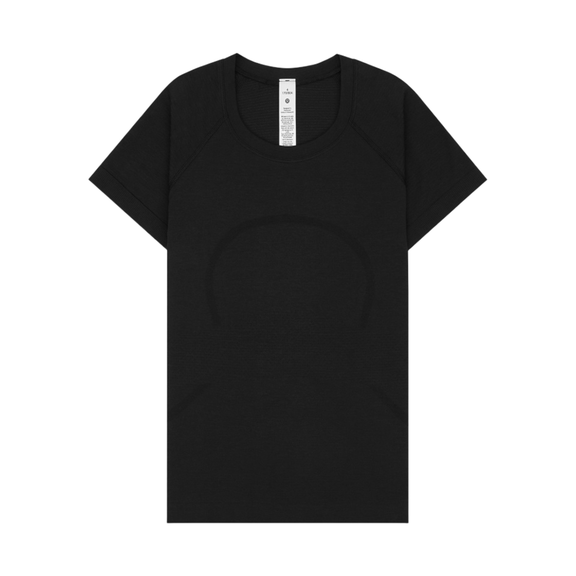 LW3DZBS-BLACK (W) Lululemon Swiftly Tech Short Sleeve Shirt 2.0 Race Length Black - Asia