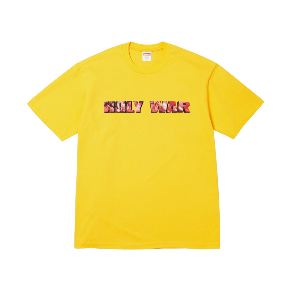슈프림 홀리 워 티셔츠 옐로우 - 23FW(Supreme Holy War T-Shirt Yellow - 23FW) - 1