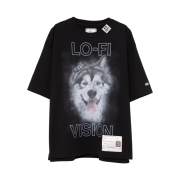 Maison Mihara Yasuhiro Dog Printed T-Shirt Black