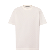 Louis Vuitton Damier Cotton Pique T-Shirt Milky White