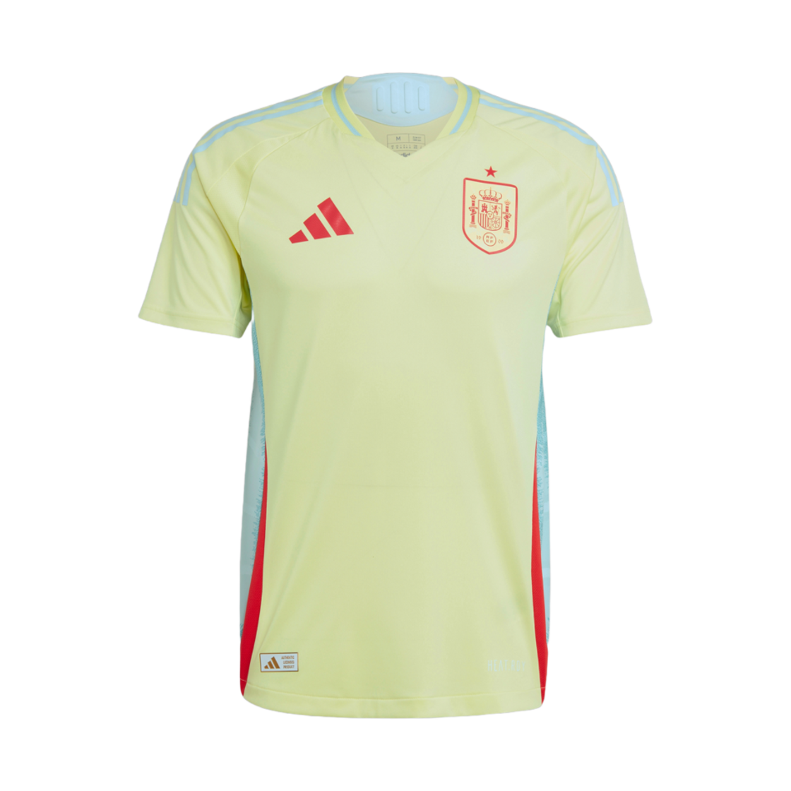 아디다스 스페인 2024 어웨이 어센틱 저지 펄스 옐로우 (논 마킹 버전) - KR 사이즈(Adidas Spain 2024 Away Authentic Jersey Pulse Yellow (Non Marking Ver.) - KR Sizing)