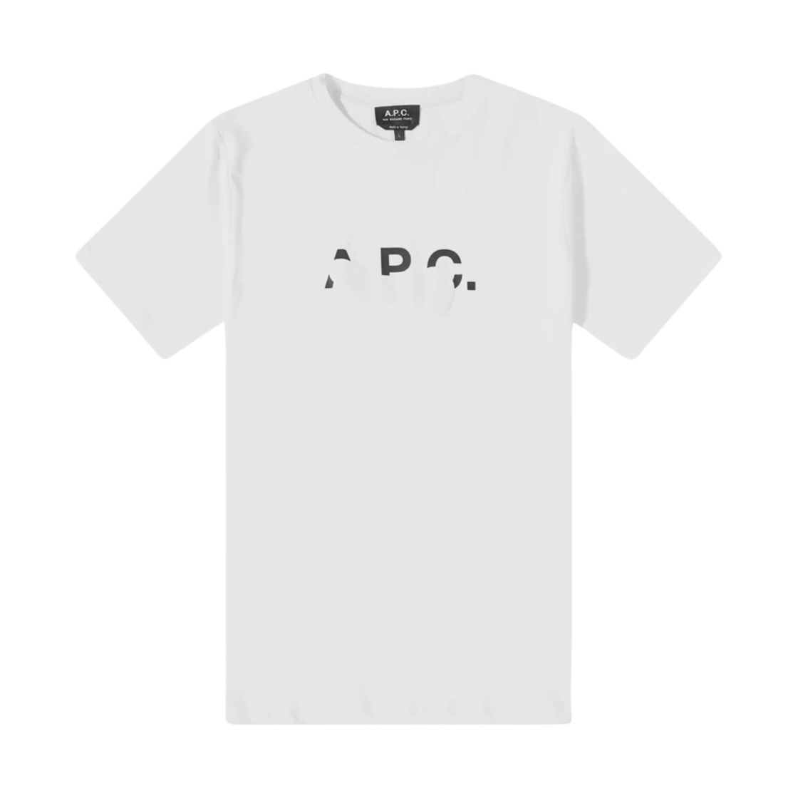 COBQX-H26155-AAB A.P.C. Shibuya Paint Logo T-Shirt White