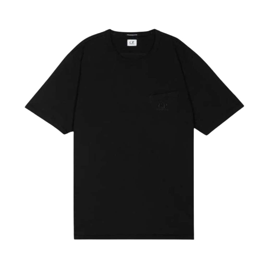 C.P. 컴퍼니 코튼 티셔츠 블랙 - 24SS(C.P. Company Cotton T-Shirt Black - 24SS)