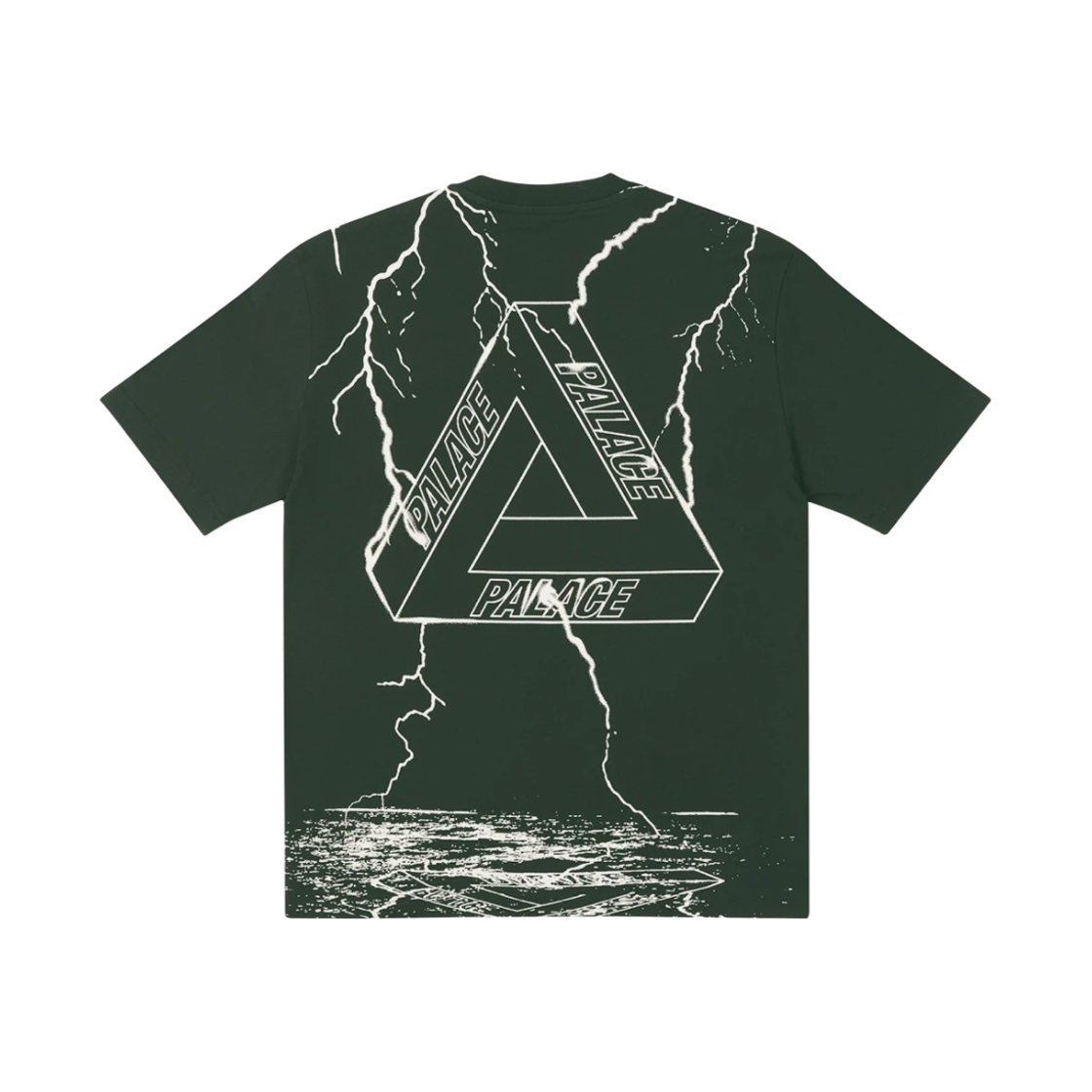 - Palace Tri-Strike T-Shirt Green - 21FW