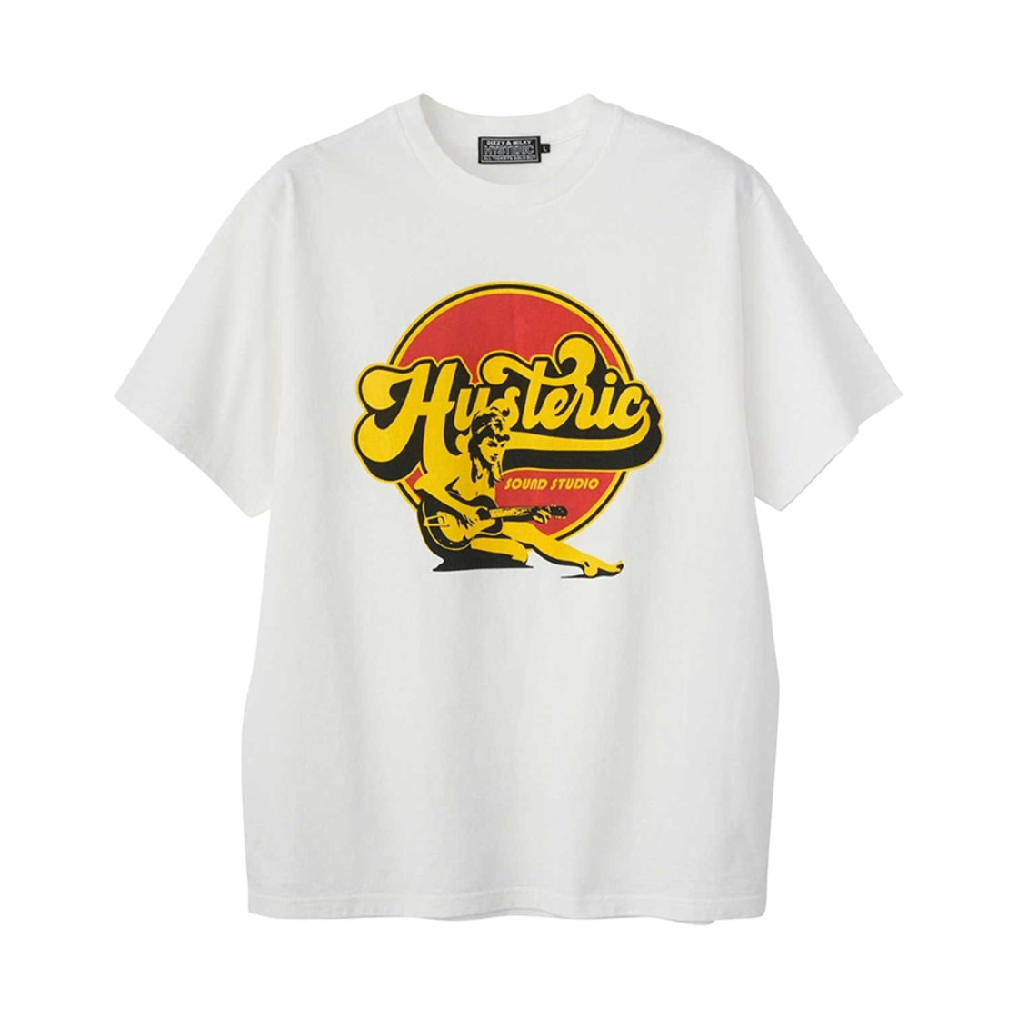 02251CT06 Hysteric Glamour Hysteric Sound Studio T-Shirt White