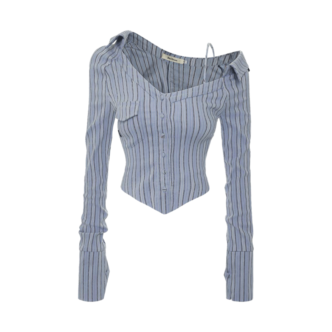 BN25SSTO02 Bnfrom Preppy pin off shirt Sky