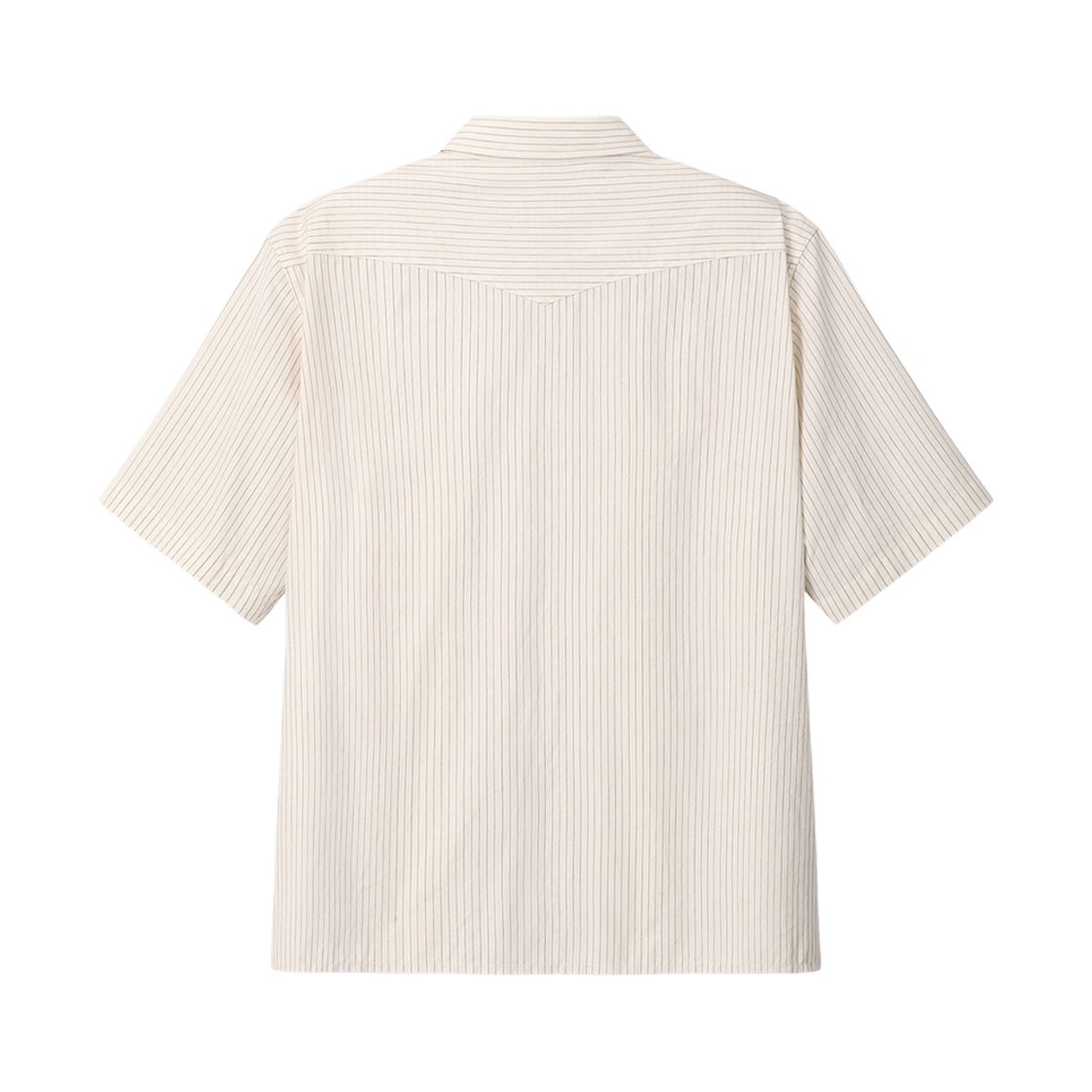 토니웩 로우 컷 스트라이프 체크 셔츠 아이보리(Tonywack Raw Cut Stripe Check Shirt Ivory) - 2