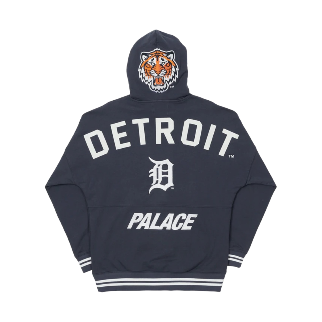 팔라스 x 디트로이트 타이거즈 뉴에라 드롭 숄더 후드 네이비 - 22SS(Palace x Detroit Tigers New Era Drop Shoulder Hood Navy - 22SS)