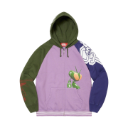 Supreme x Comme des Garcons Junya Watanabe Man Zip Up Hooded Sweatshirt Violet - 21FW