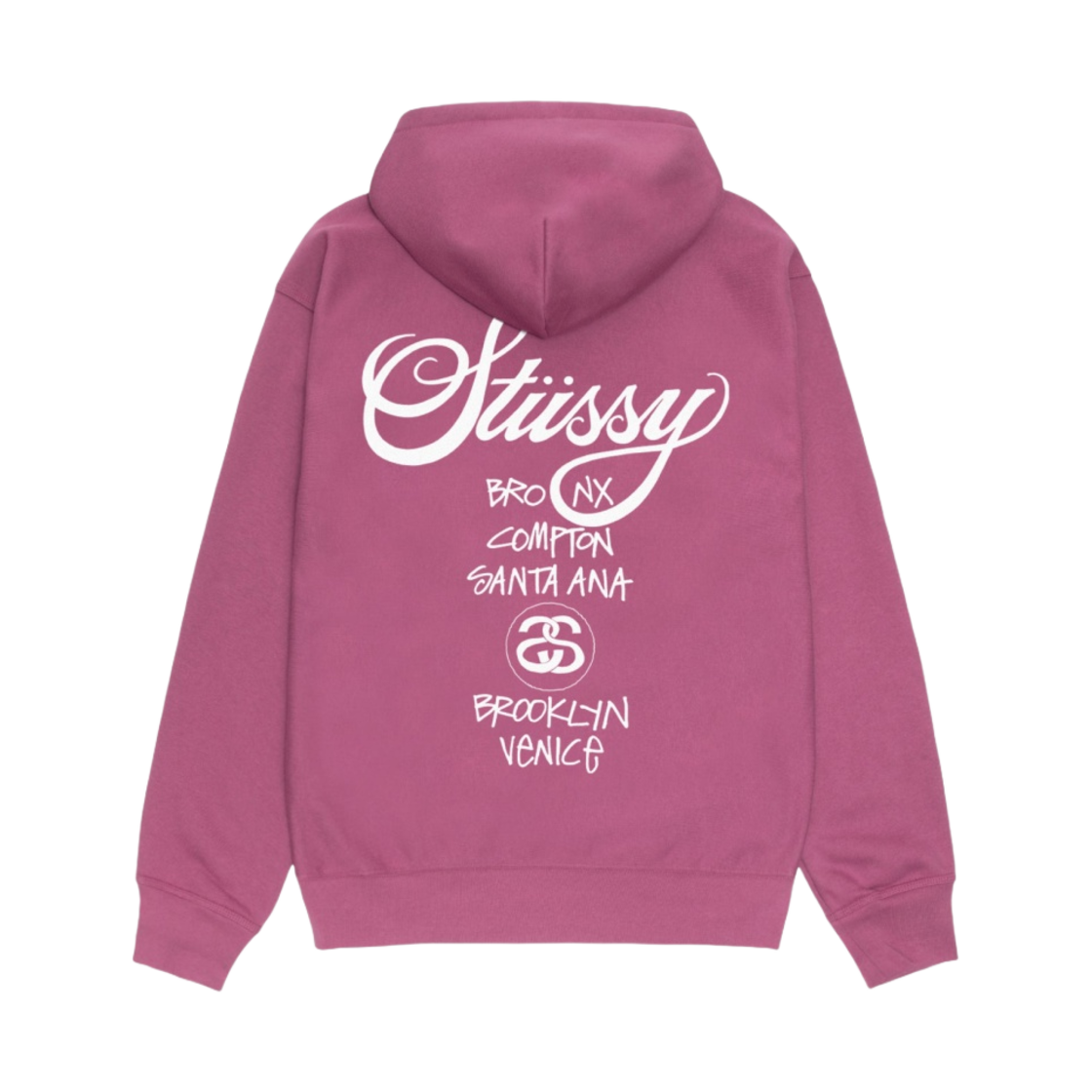 3973860 Stussy World Tour Zip Hoodie Berry 2024 - #2