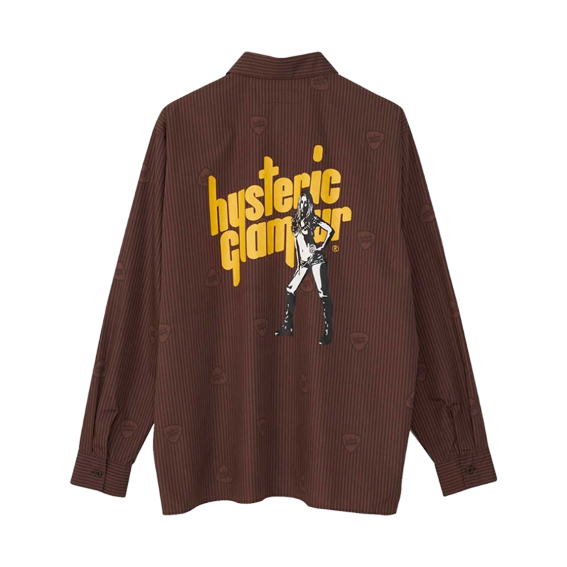 히스테릭 글래머 사운드 바이브레이션 엔지니어 셔츠 브라운(Hysteric Glamour Sound Vibration Engineer Shirt Brown) - 2