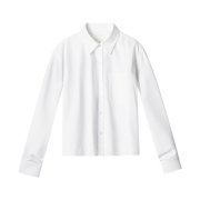 (W) Uniqlo x JW Anderson Oxford Boxy Shirt White - KR