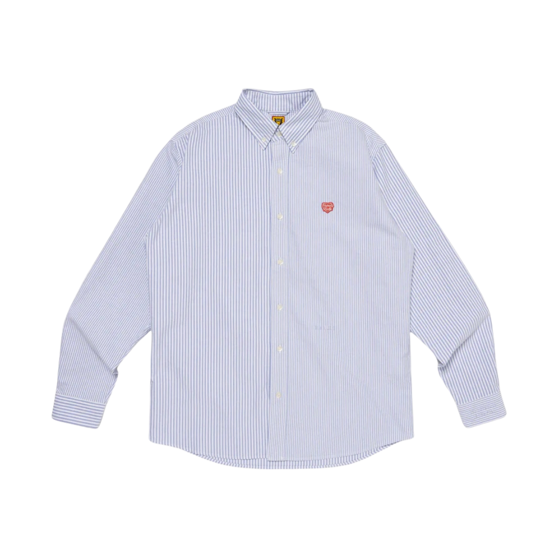 휴먼 메이드 스트라이프 옥스포드 BD 셔츠 블루