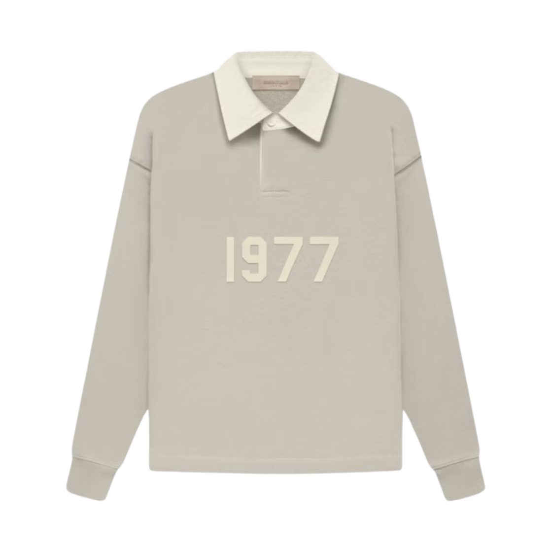 (키즈) 에센셜 1977 헨리 럭비 롱슬리브 폴로 스모크 - 22FW