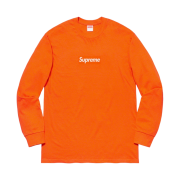 Supreme Box Logo L/S T-Shirt Orange - 20FW