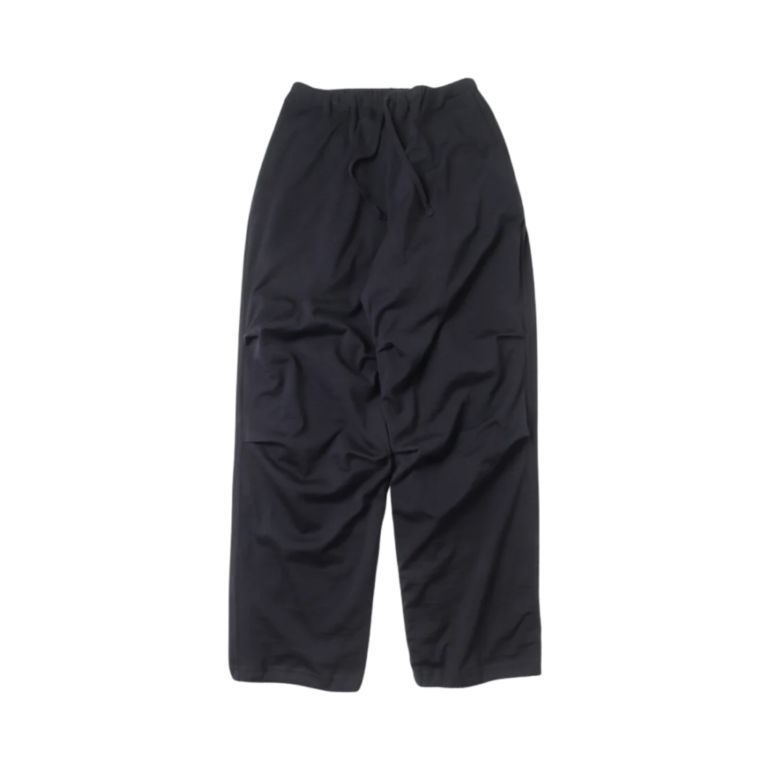 코모리 울 니트 니 턱 팬츠 네이비 - 24AW(Comoli Wool Knit Knee-Tuck Pants Navy - 24AW)