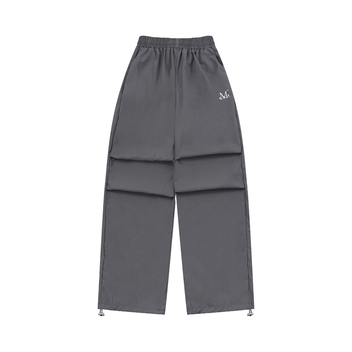 P00000LA_03 MUCENT Bilbao Poly Parachute Pants Charcoal