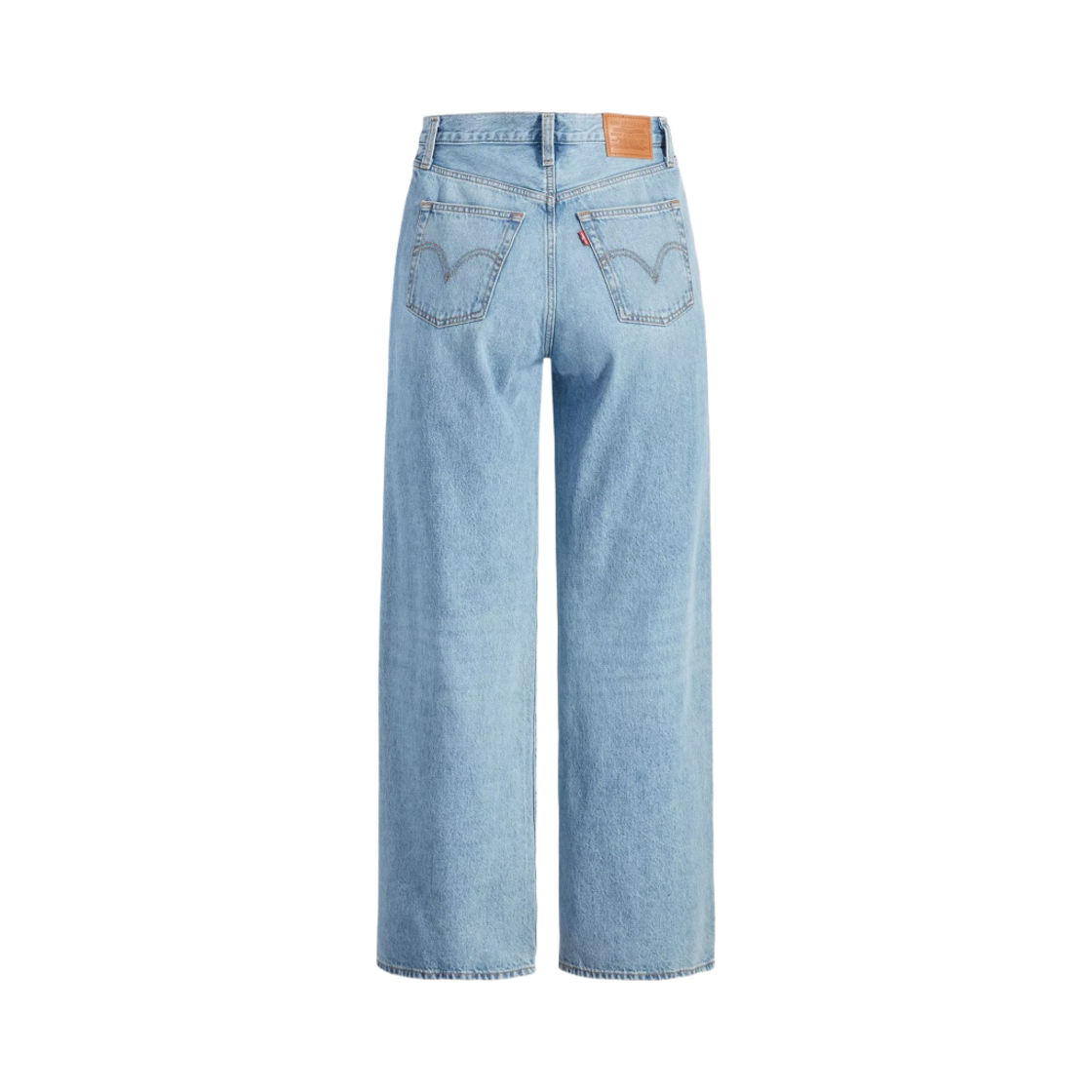(W) 리바이스 립케이지 와이드 레그 진 라이트 워시((W) Levi's Ribcage Wide Leg Jeans Light Wash) - 2