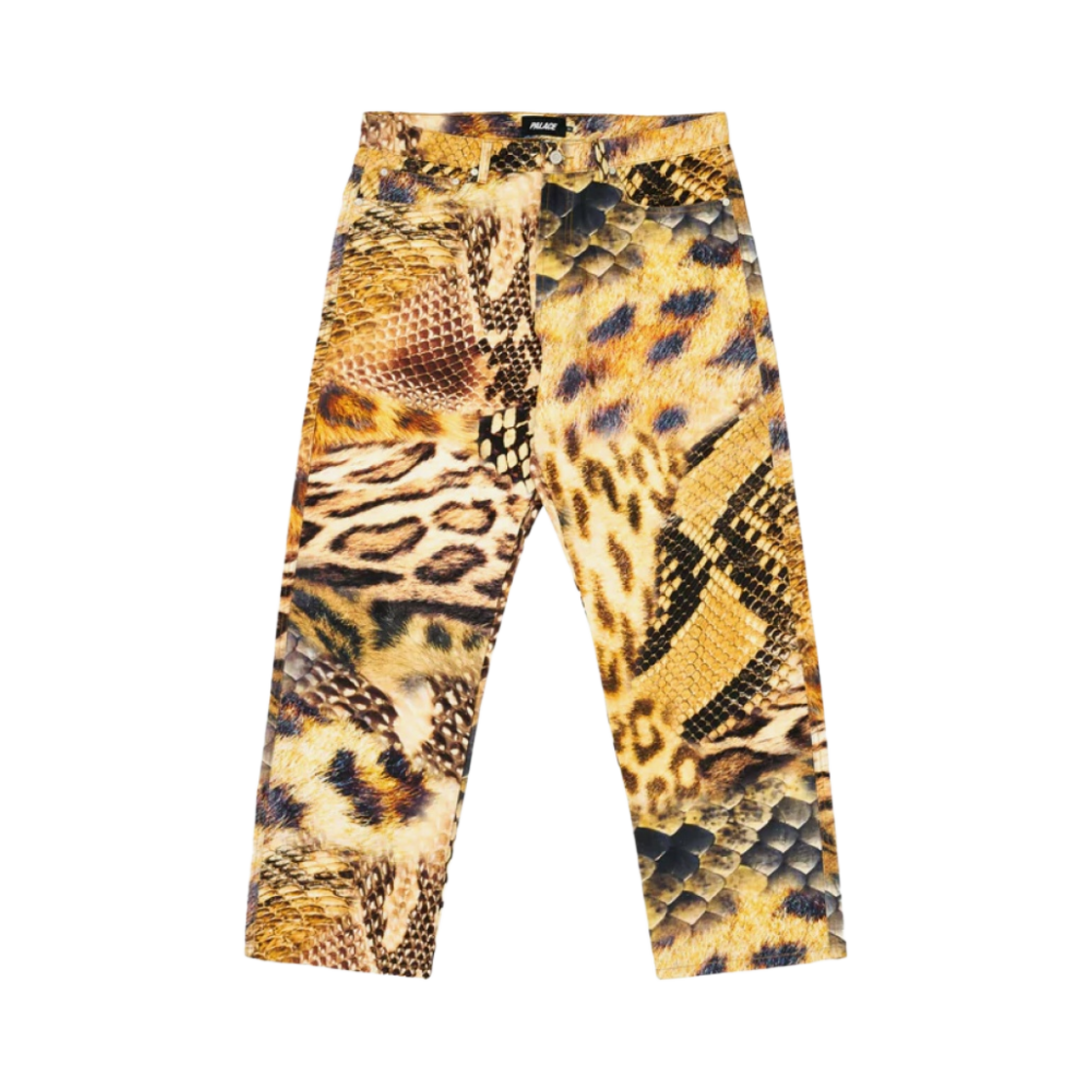 팔라스 애니멀 프린트 진 옐로우 - 23FW(Palace Animal Print Jean Yellow - 23FW) - 1