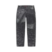 Supreme Archive Denim Jacquard Regular Jean Black - 23SS