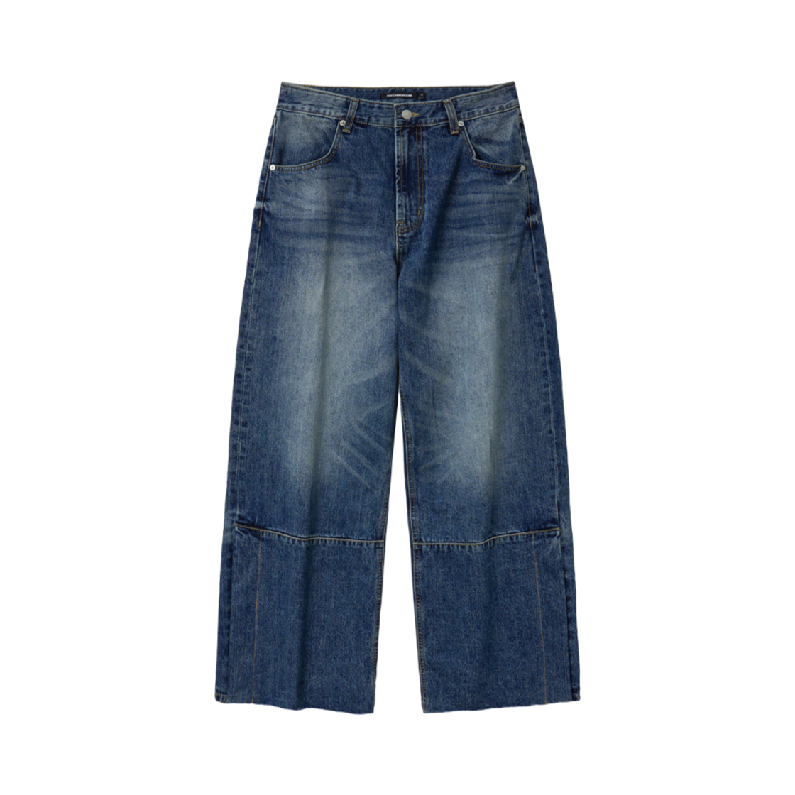 해칭룸 플레어 버튼 진 워시드 블루(Hatchingroom Flare Button Jeans Washed Blue)