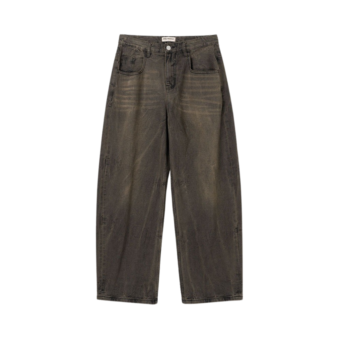밀로 아카이브 리플렉트 커브드 팬츠 워시드 브라운(Millo Archive Reflect Curved Pants Washed Brown)